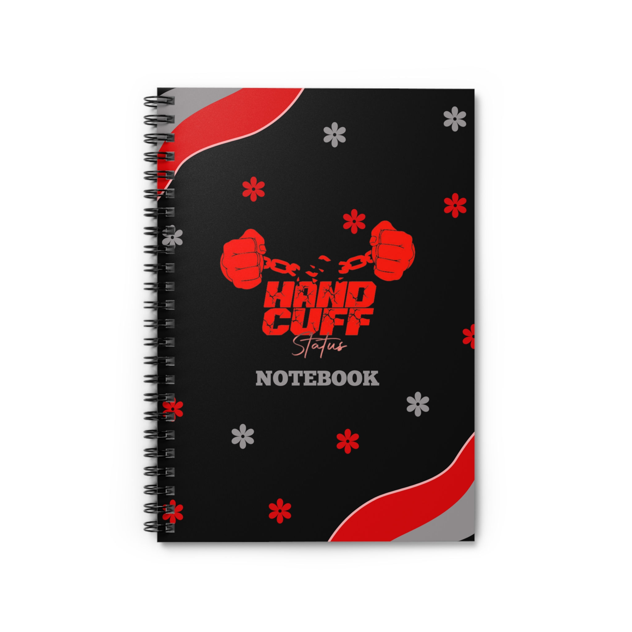 Handcuff Status Spiral Notebook – Advocacy Stationery  