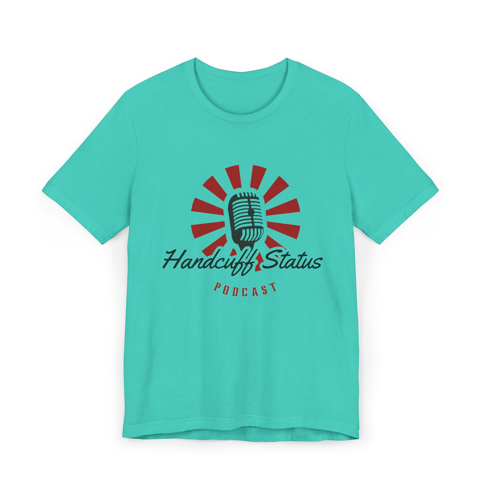 Miniatura: Voices Unlocked Podcast Tee – Handcuff Status 