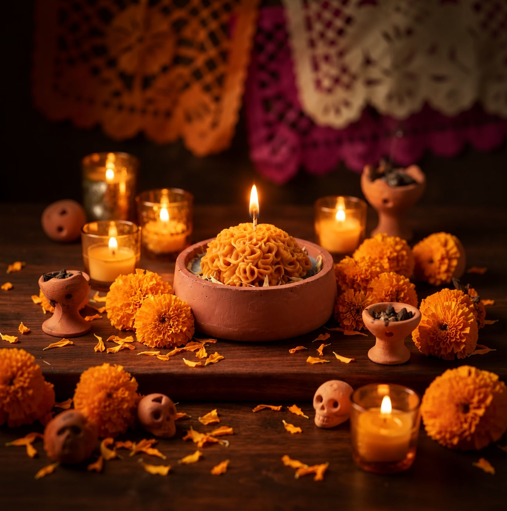 Vela " Aroma de mictlán