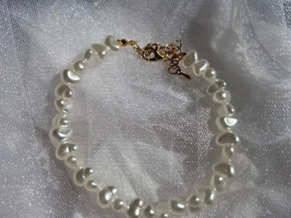 Hand made Baroque Pearl Beaded Bracelet