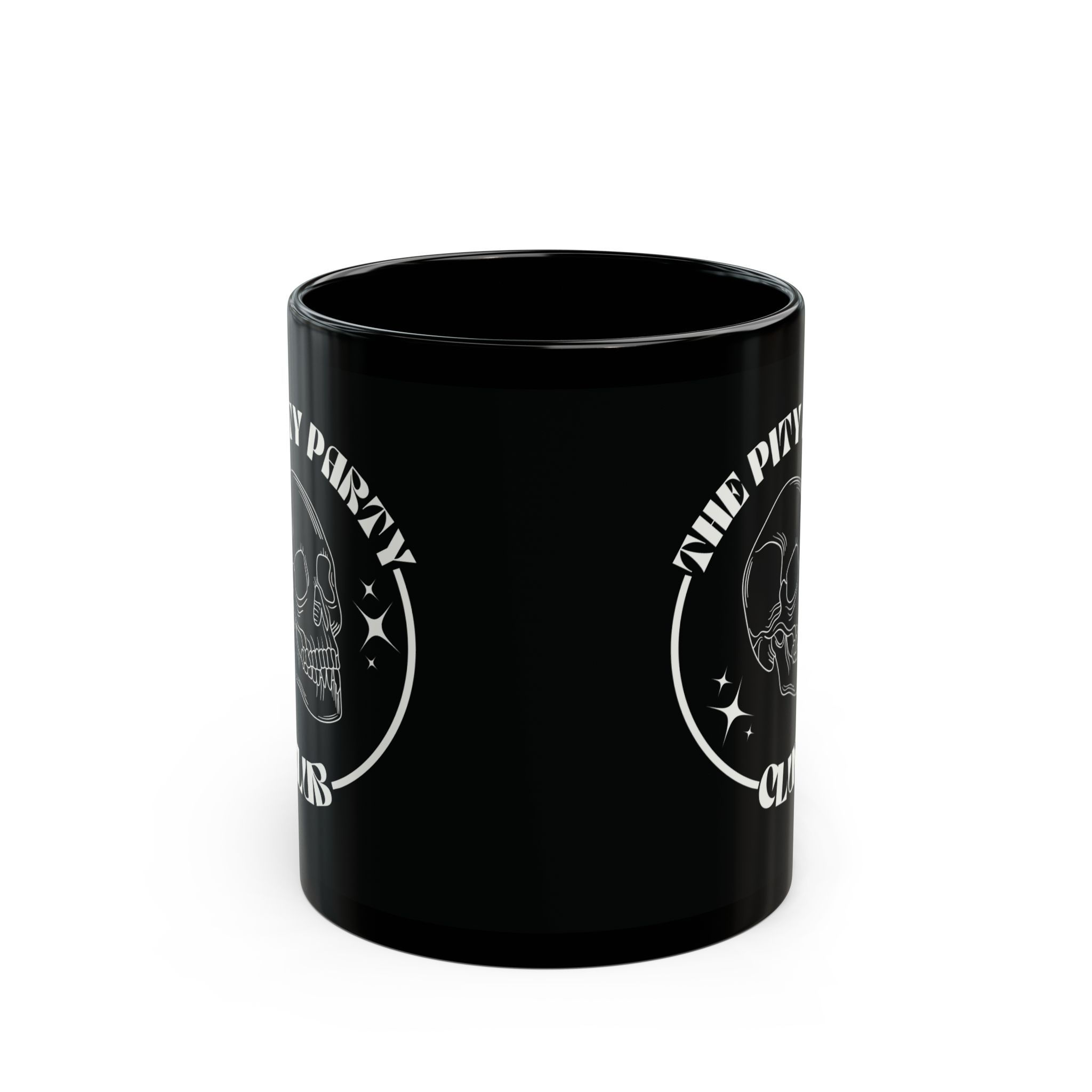 The Pity Party Club Mug | Black | 11 oz