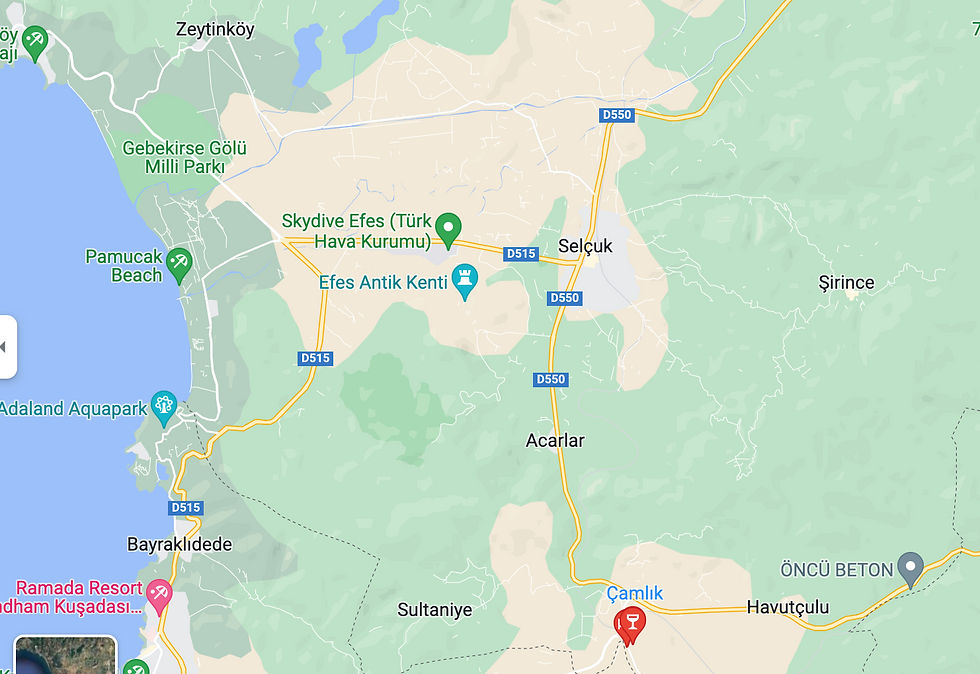yedi bilgeler location on map