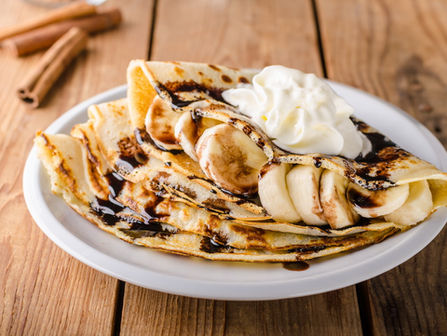 Crêpes choco-bananes