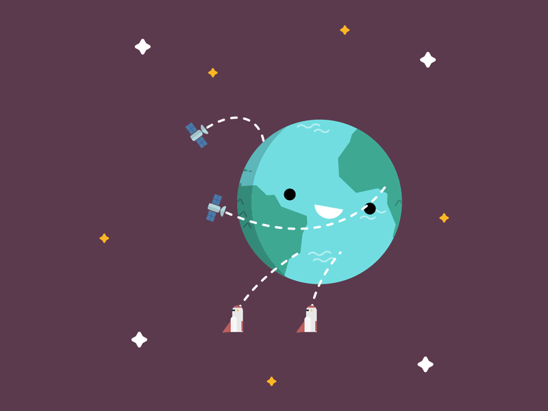 From KlickPin CF So the Earth is celebrating today! _ Earth gif Animated earth Earth.gif