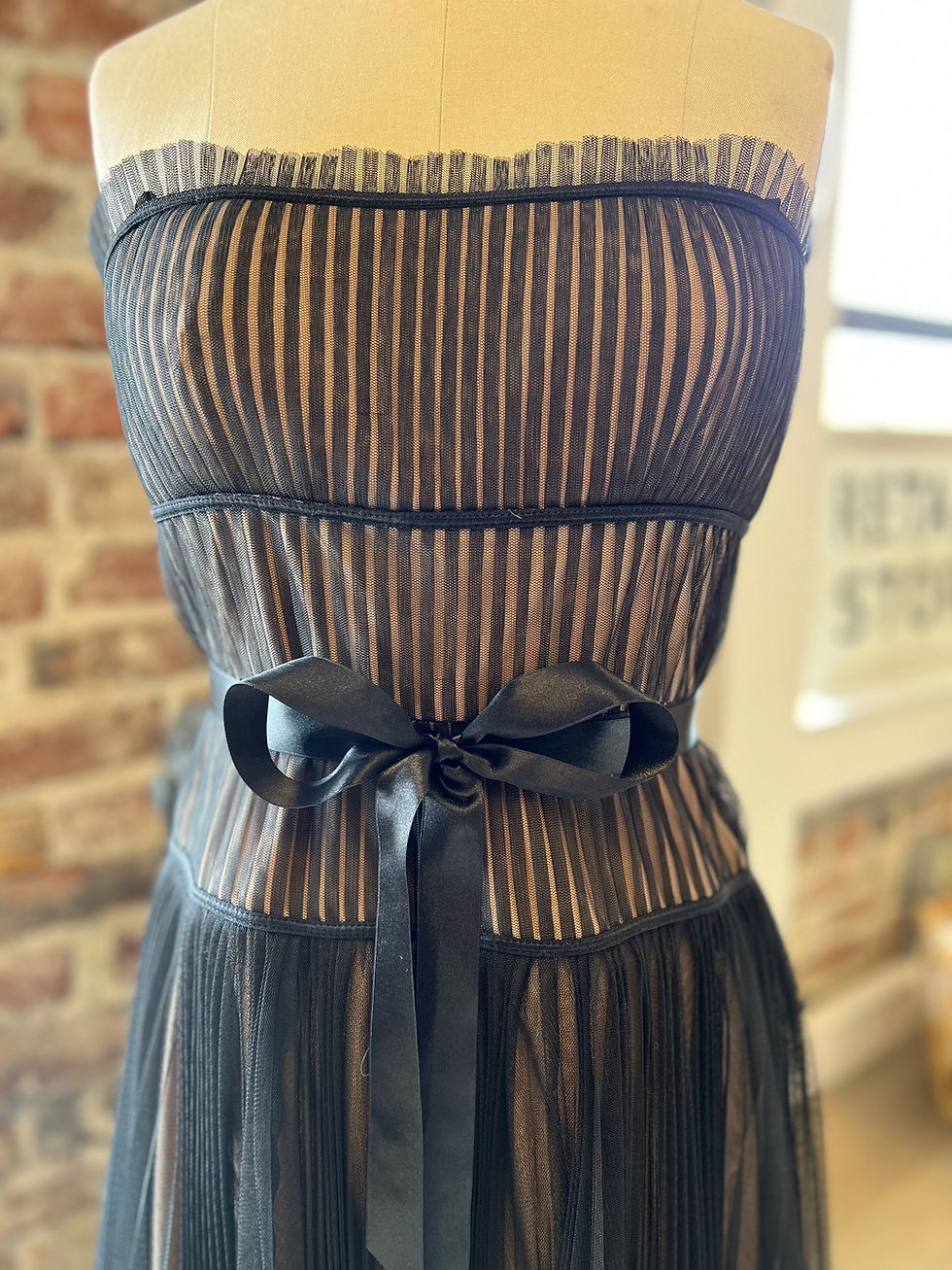 Thumbnail: BCBG  Maxazria Black Strapless Dress