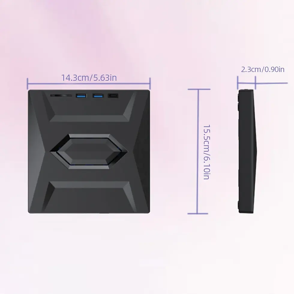 Thumbnail: 5 In 1 USB 3.0 External CD DVD Drive