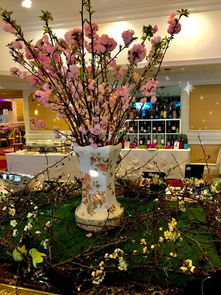 Cherry Blossom Centerpiece.