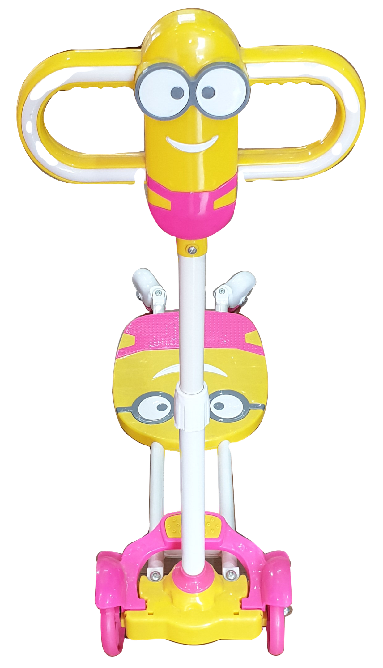 kids 4 wheel zip flick style scooter with adjustable height