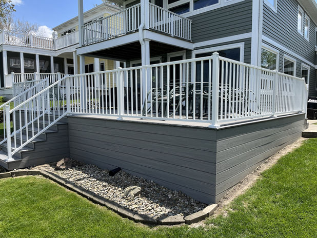 Composite decking by Turkey Creek Construction.
