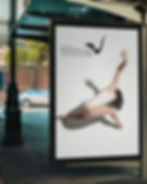 Visuel rue affiche identité visuelle client école de danse pamiers
