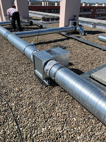 Mise en place VMC cite moderne auterive esgm pamiers