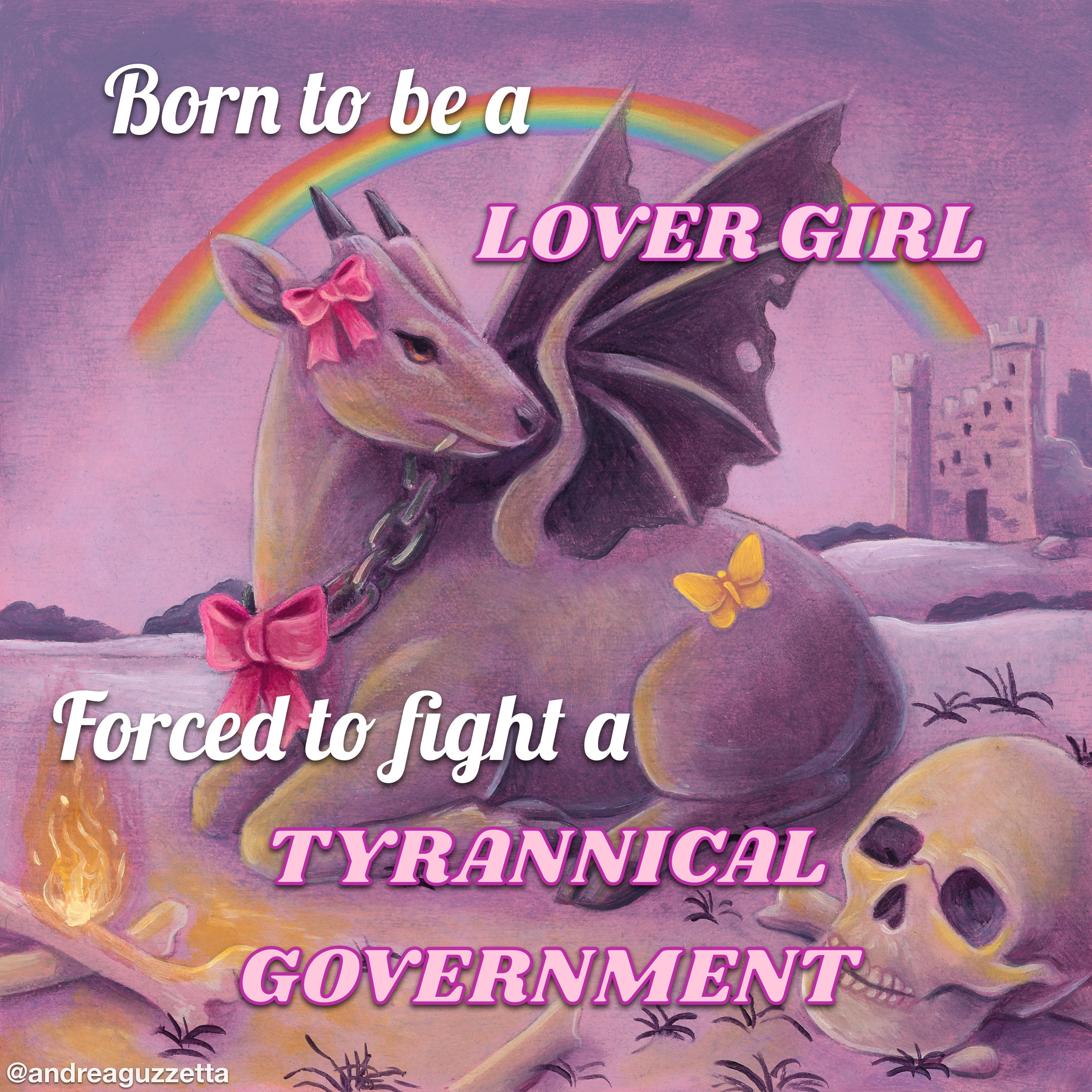 Lovergirls Against Tyrants STICKER