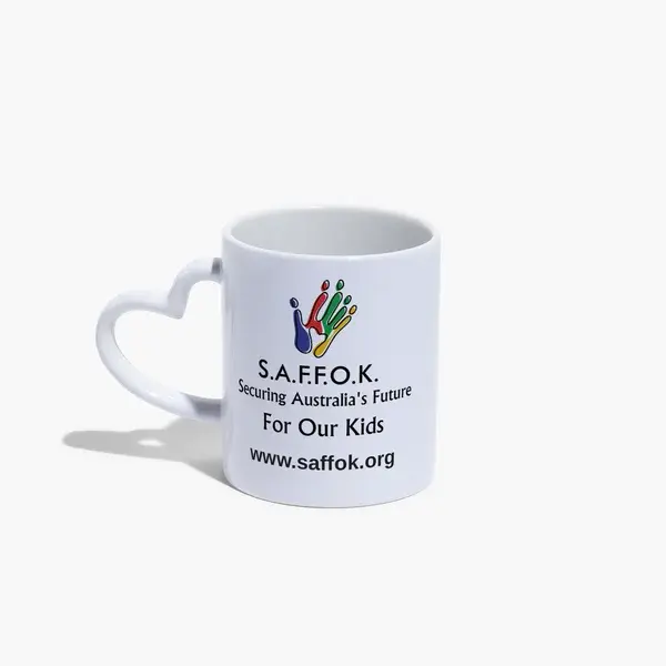 Heart Handle Coffee Mugs