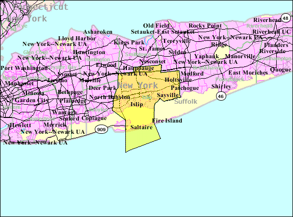 Islip-town-map