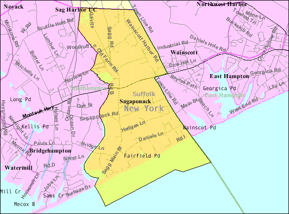 Sagaponack-map