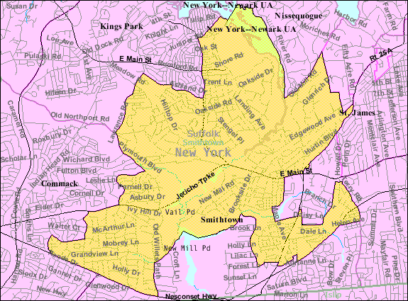 Smithtown-NY-Map