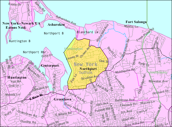 Northport-ny-map