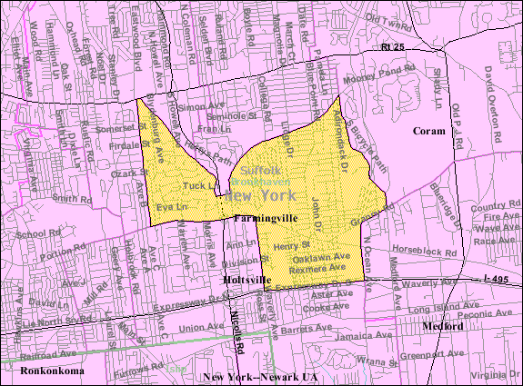 Farmingville-ny-map