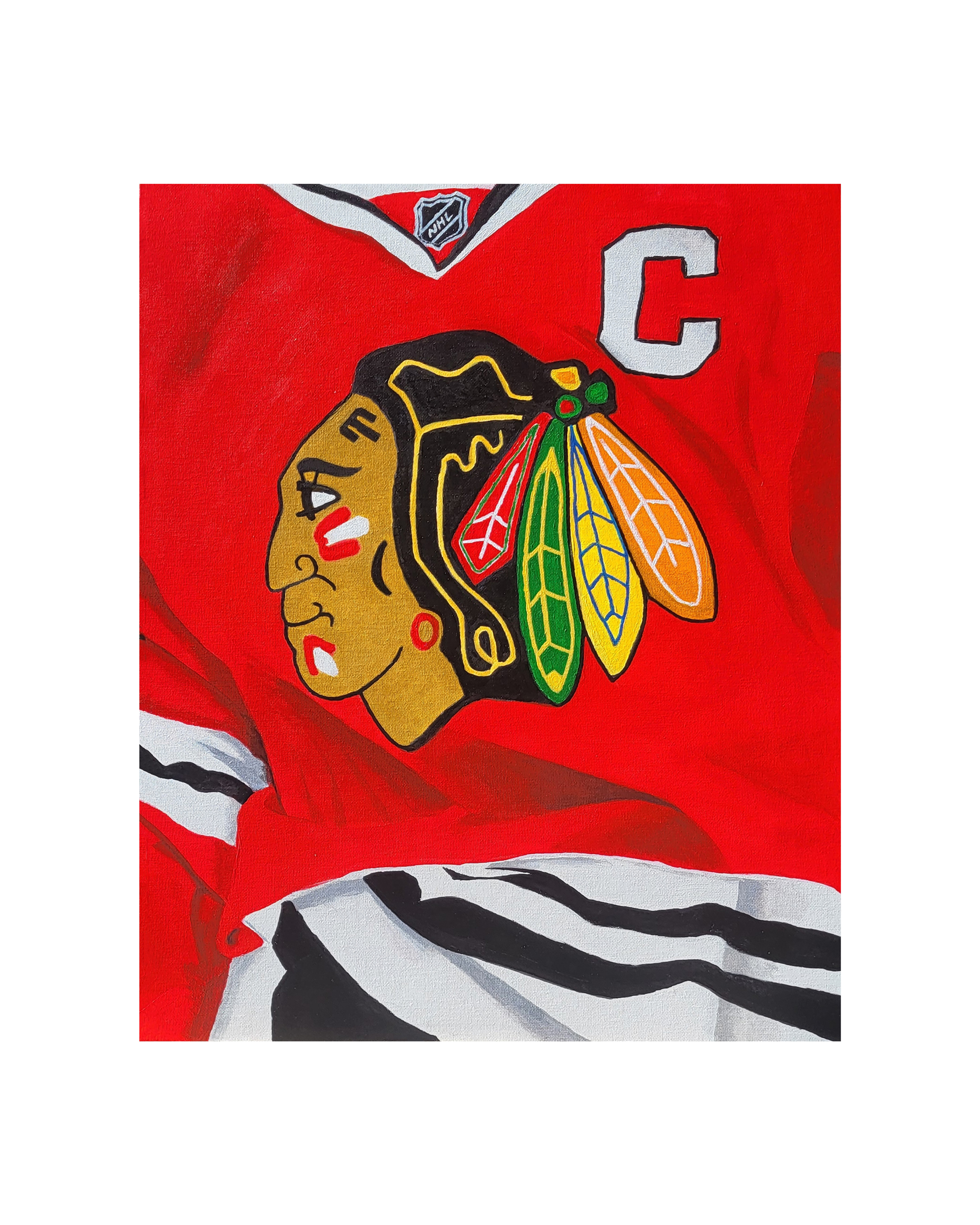 Chicago Blackhawks Sweater Print
