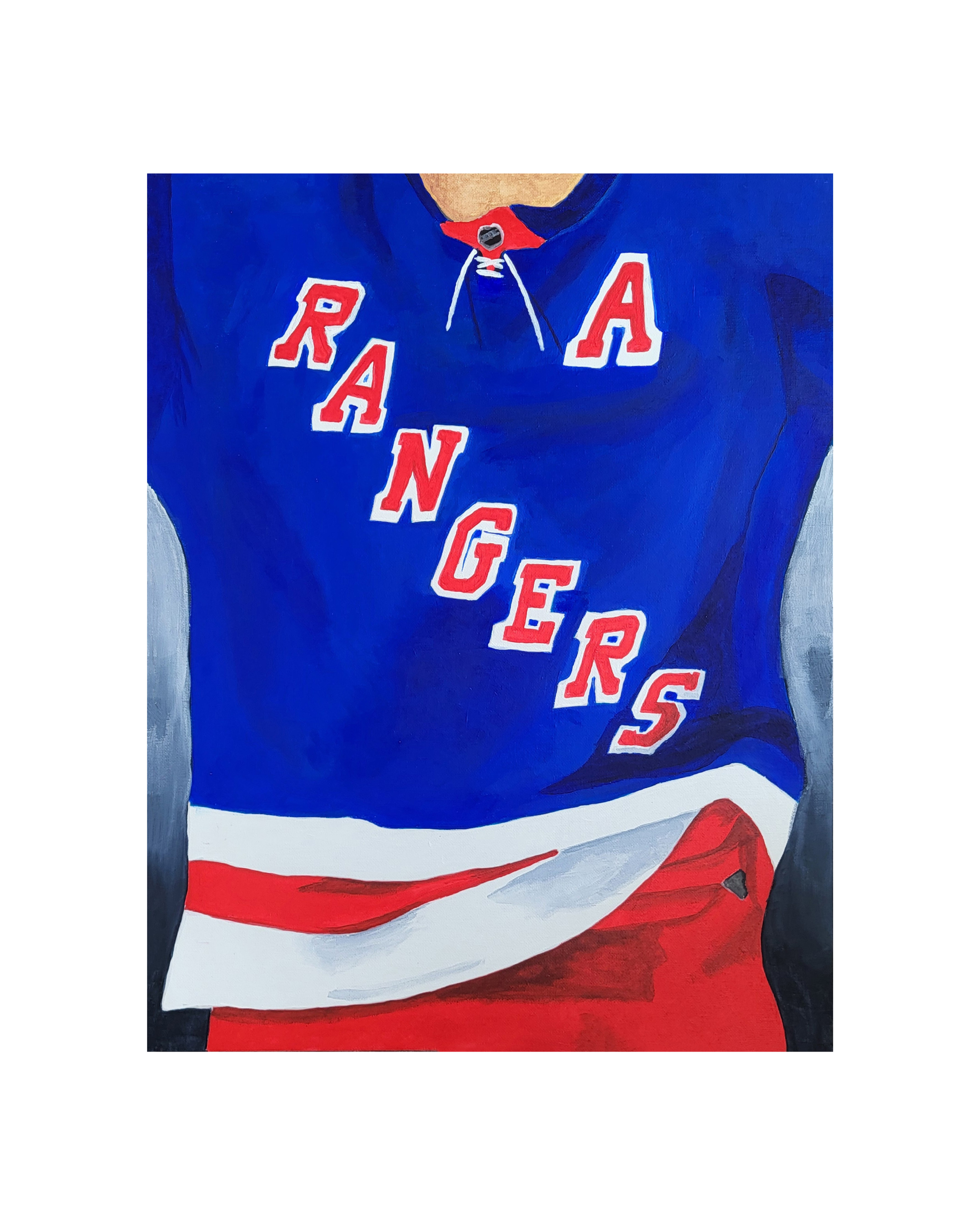 New York Ranger Sweater Print