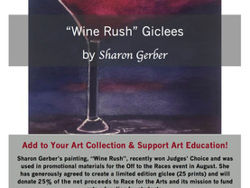 "Wine Rush" - Judges Choice, Giclees & Coasters!