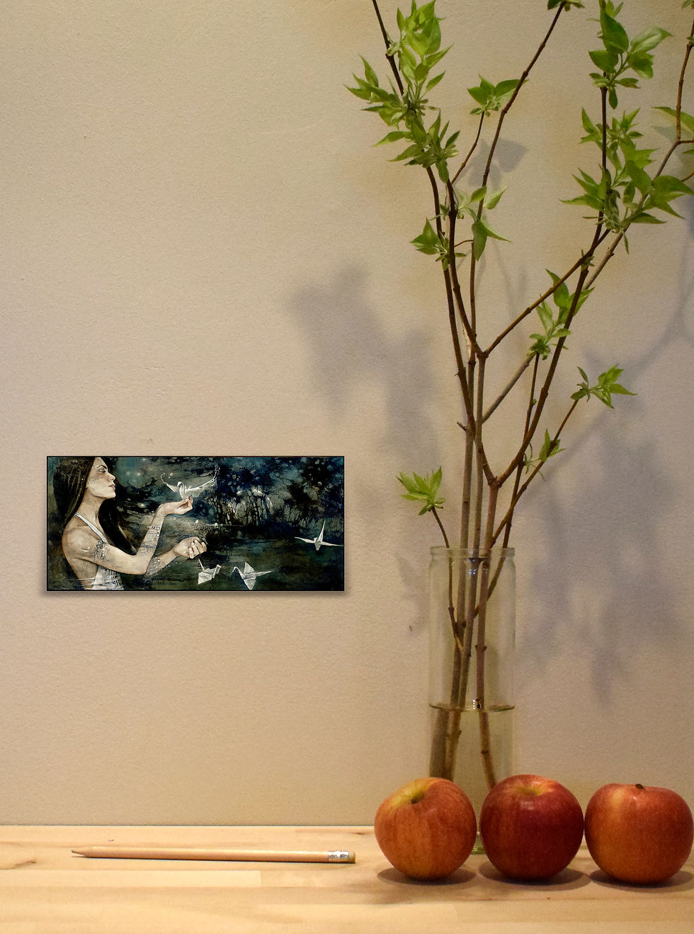 Thumbnail: #260 "Letters to God" giclée print on canvas