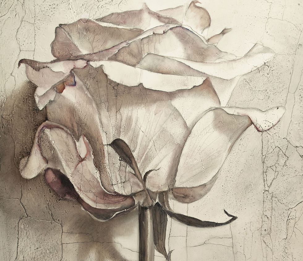 Thumbnail: #343 "Rose"  original oil painting/sold 