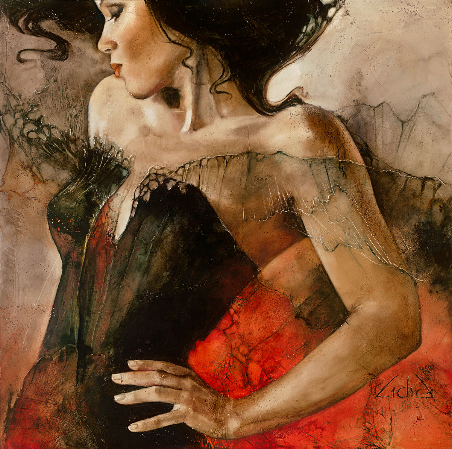 #145 "Carmen" giclée print on canvas