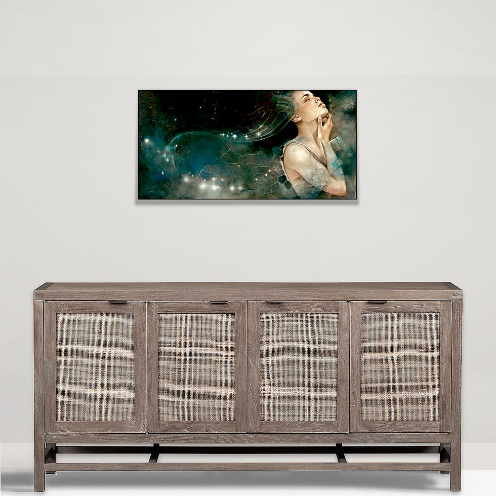 Thumbnail: #198 "Trusting You"  giclée print on canvas