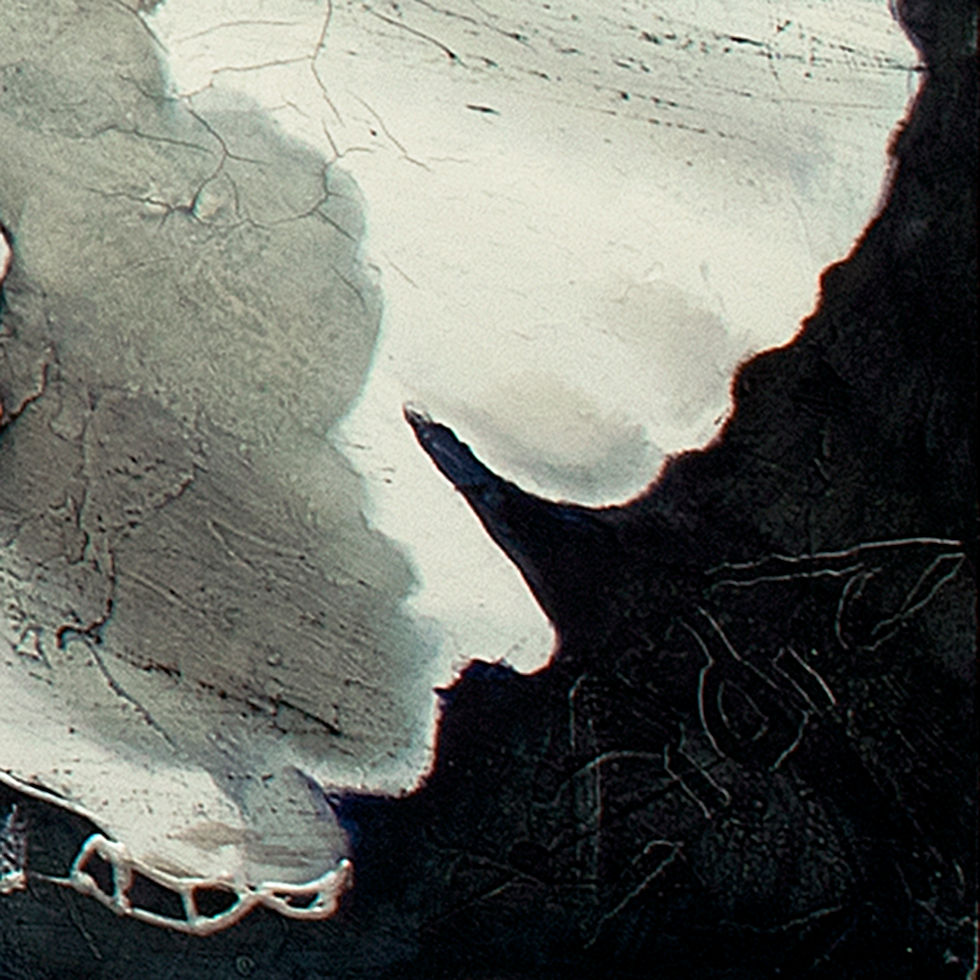 Thumbnail: #332 "White&Gold"  original oil paint/sold