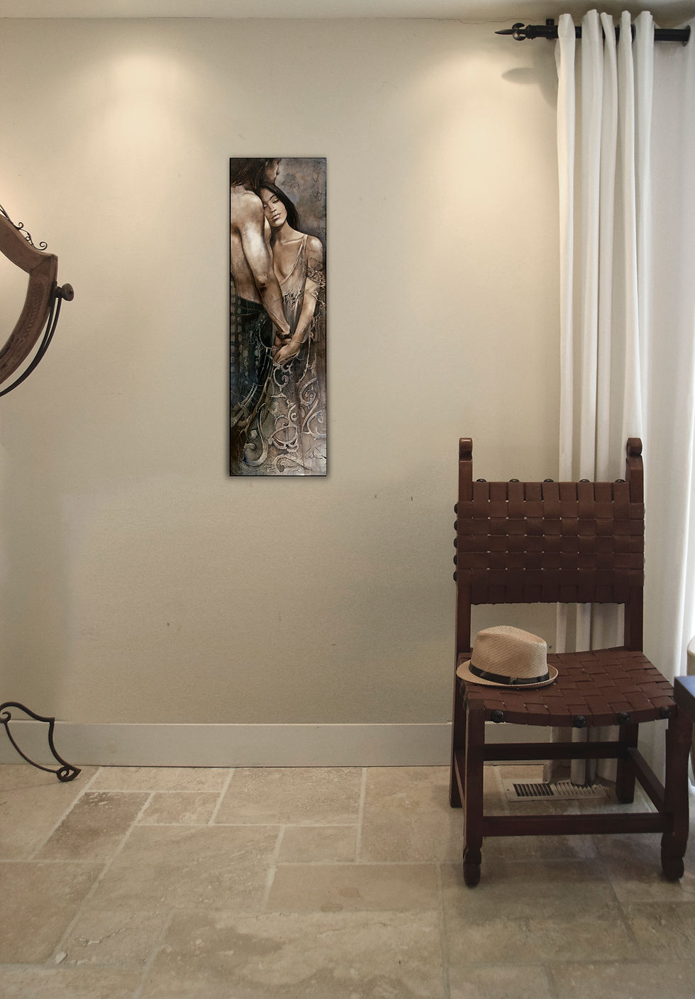 Thumbnail: #202 "Tender Moment" giclée print on canvas
