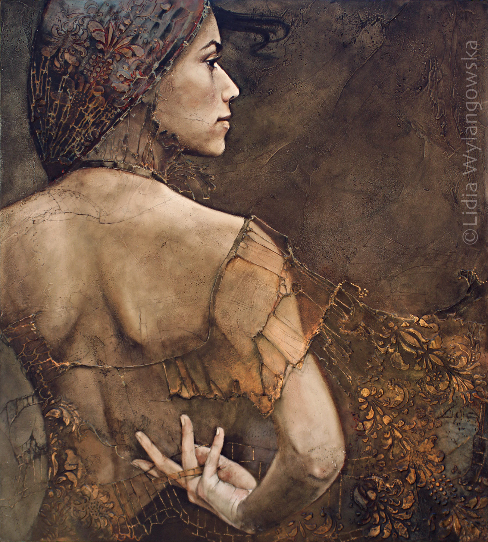 #180 "Timeline" giclée print on canvas