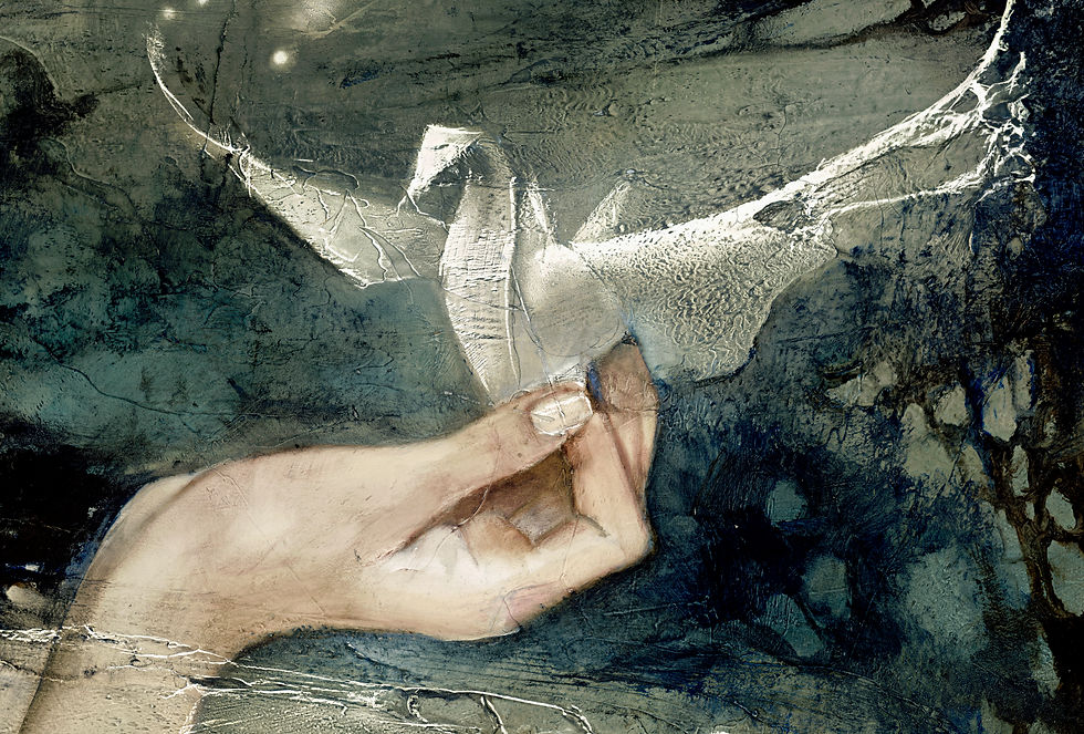 Thumbnail: #260 "Letters to God" giclée print on canvas
