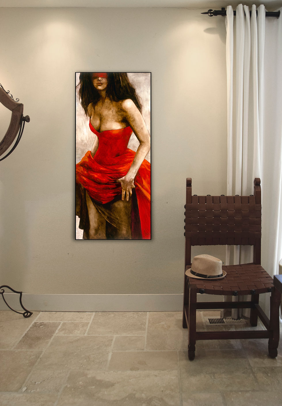 Thumbnail: #036 "Wild at Heart" ;giclée print on canvas