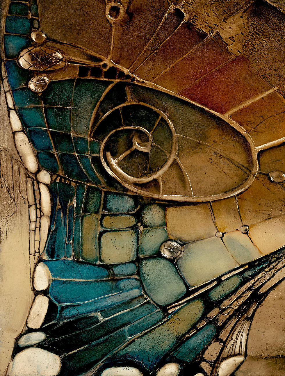 Thumbnail: #120" Falling Up" giclée print on canvas