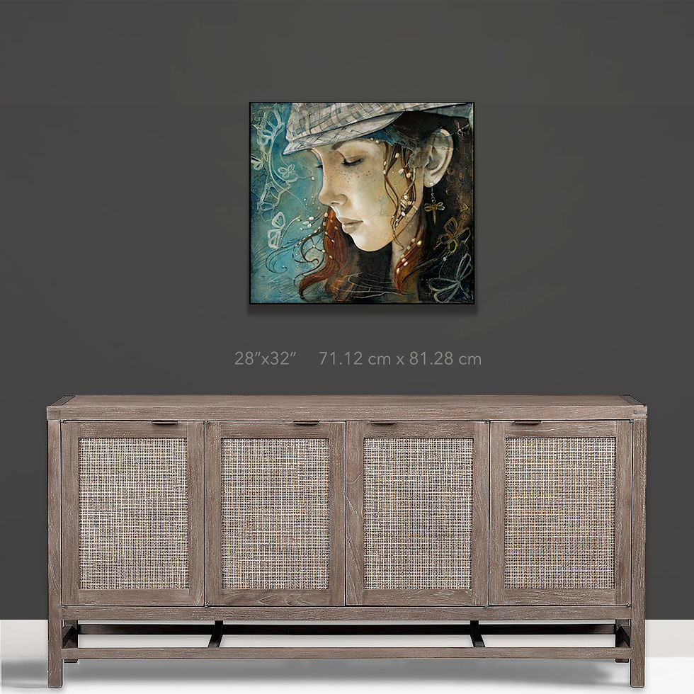 Thumbnail: #359  "Dreamscape"   giclée print on canvas