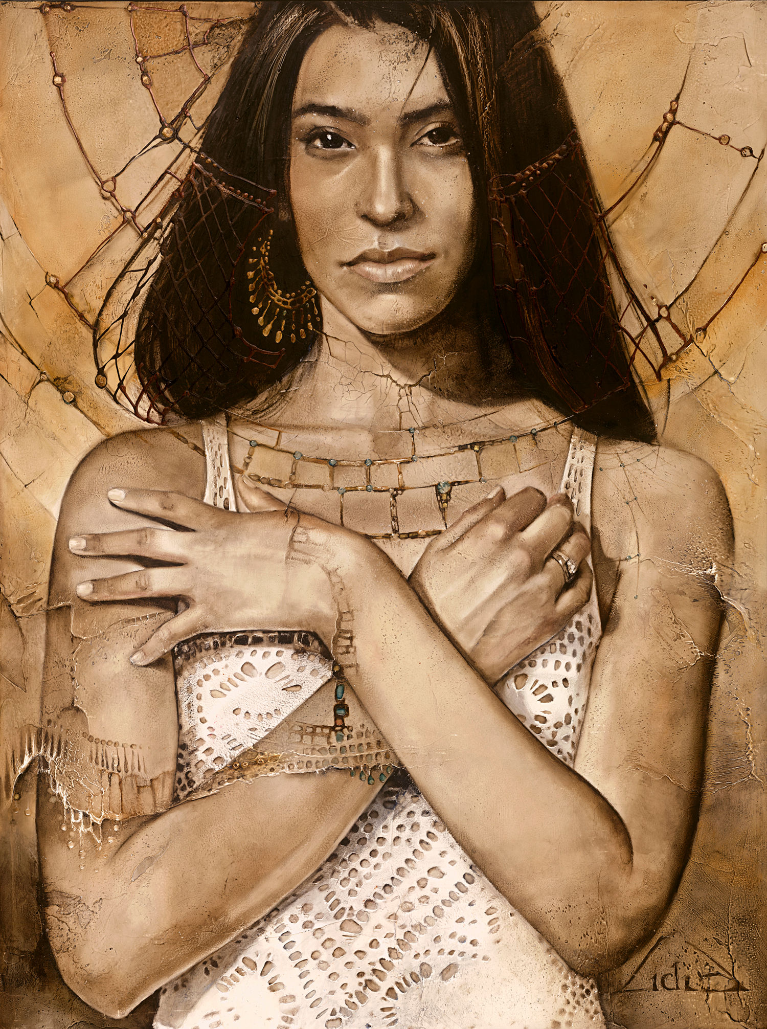 #185 "El Sol"/"Sun" original oil painting/SOLD