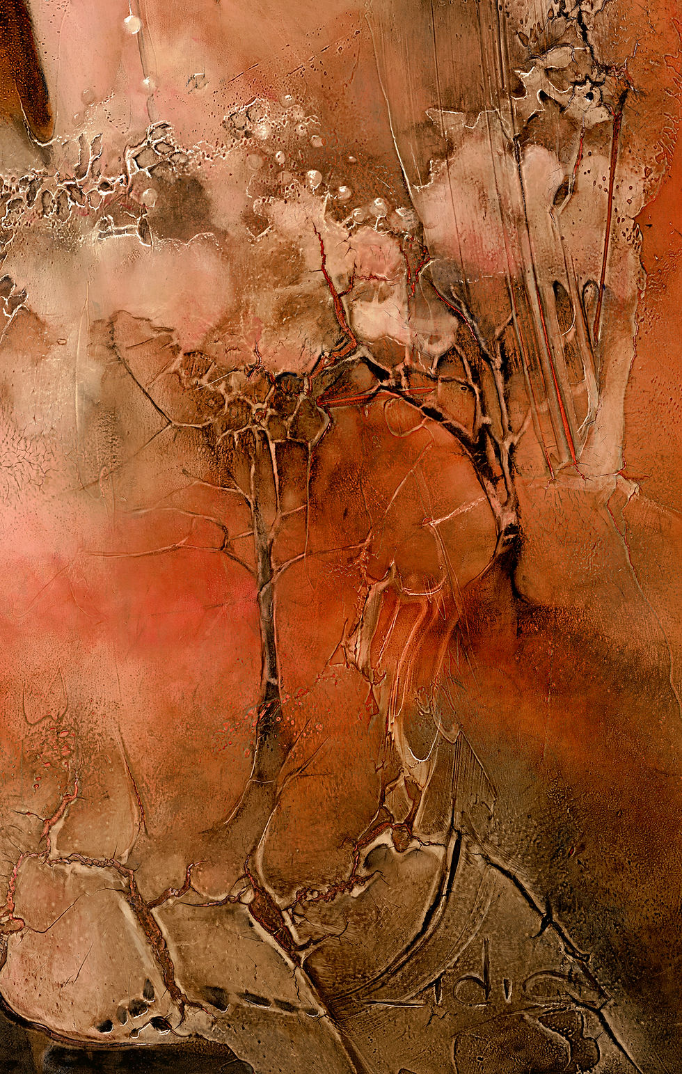 Thumbnail: #232 "Blossom" giclée print on canvas