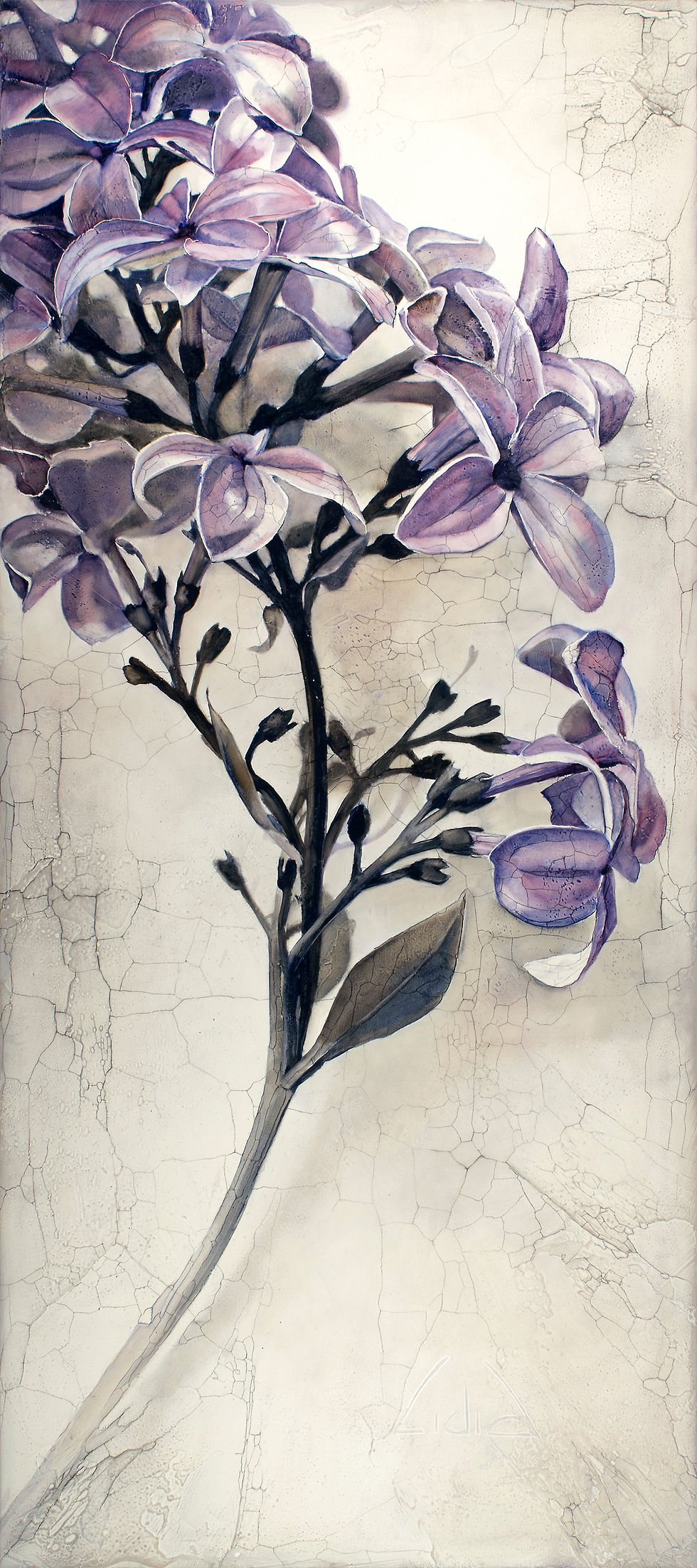 Thumbnail: #423 "Scent of Lilac", original oil painting/SOLD 