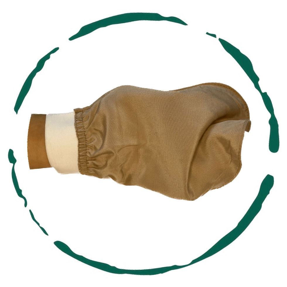 Thumbnail: Silk Exfoliating Bath Gloves