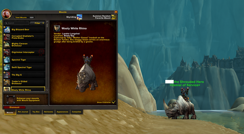 WoW Shaman account with Realm First titles, TCG mounts, Brutosaur, 1200+ mounts, 1900 pets, and Keystone Hero prestige