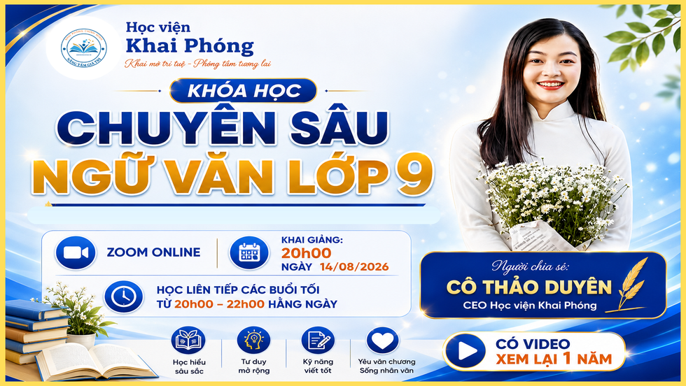 KHÓA HỌC CHUYÊN SÂU NGỮ VĂN 9