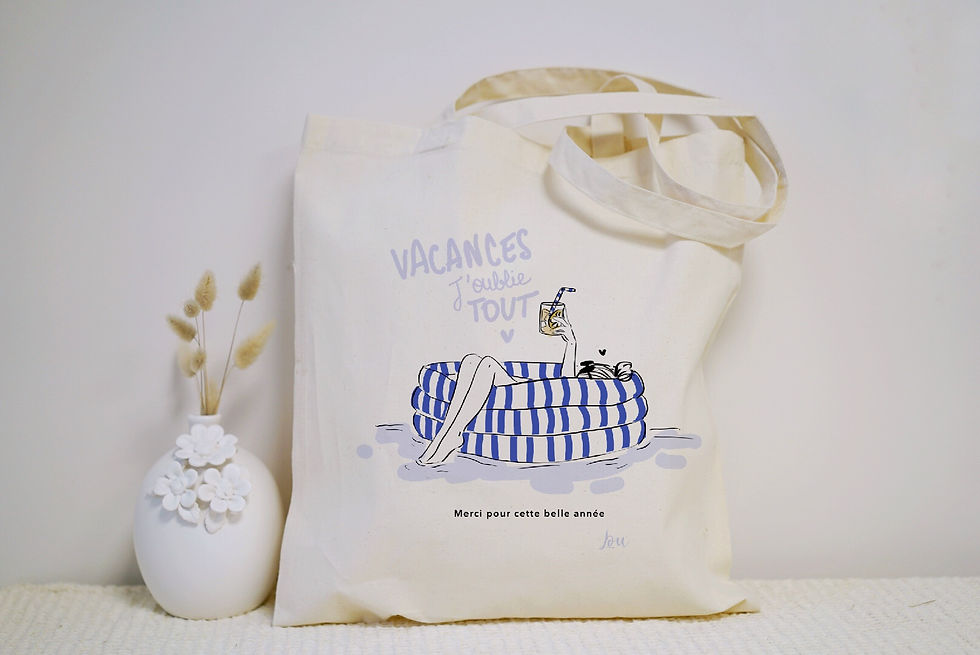 Miniature : Tote bag J'OUBLIE TOUT Femme