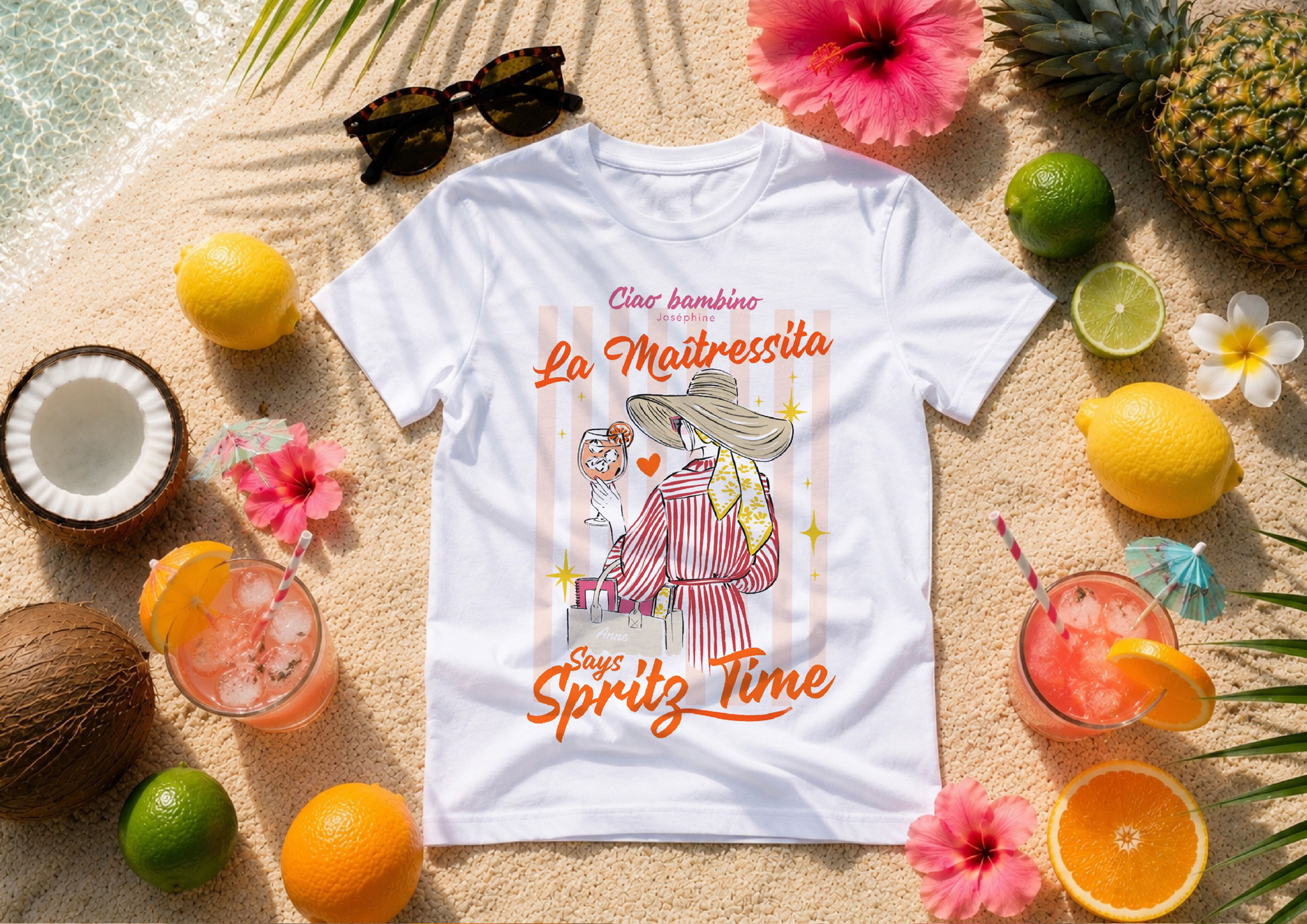 T-shirt COCKTAIL Spritz