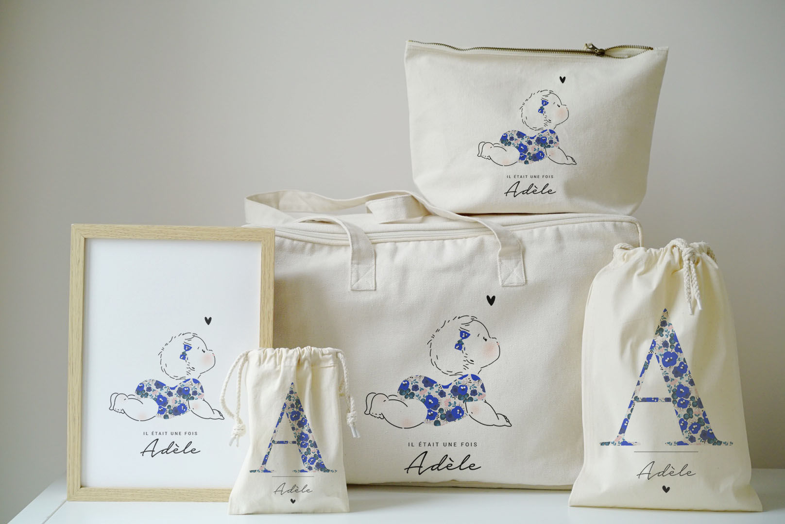 Pack Valise BEBE CHOU 5 pièces