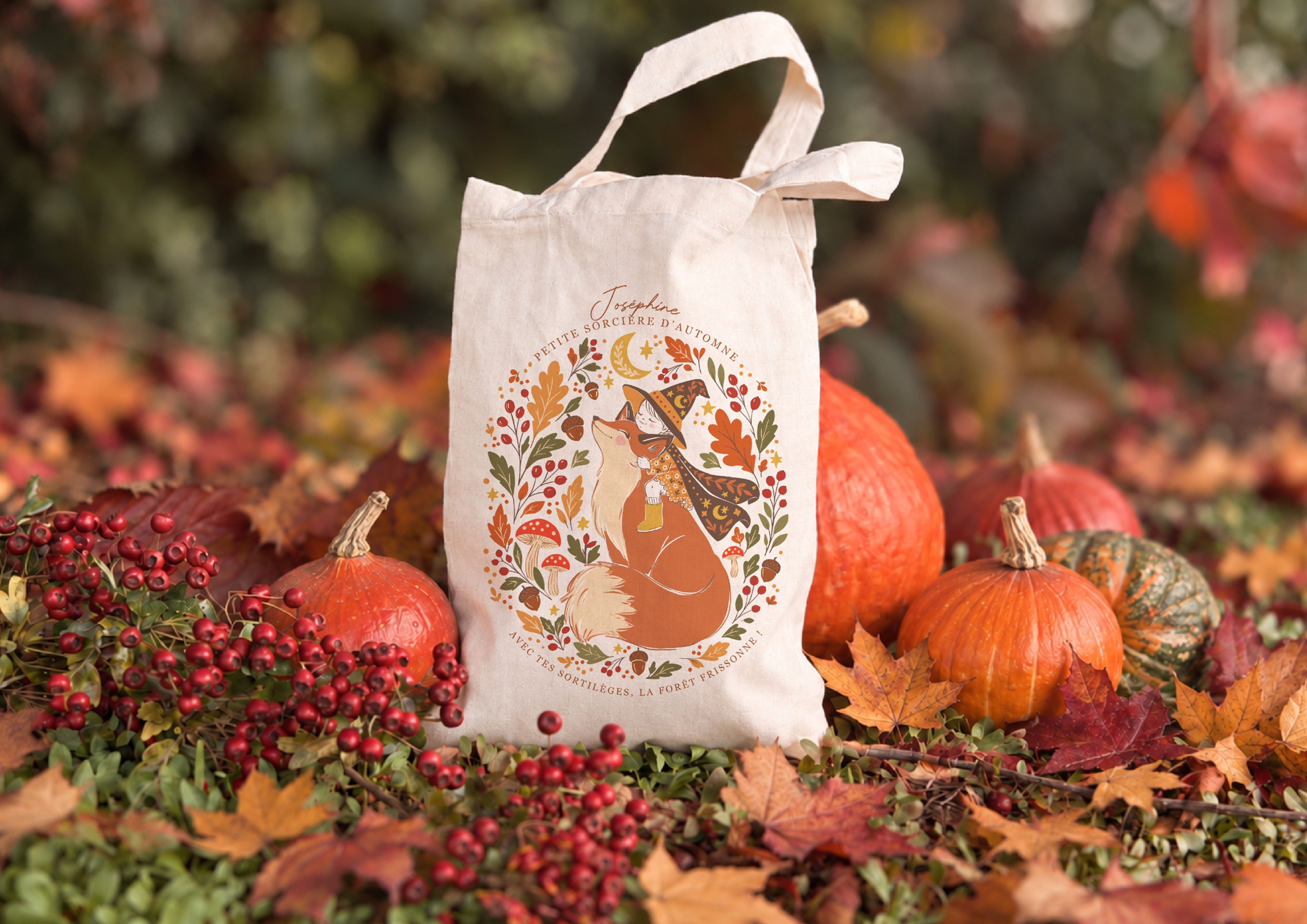 SAC A BONBONS MAGIE D'AUTOMNE