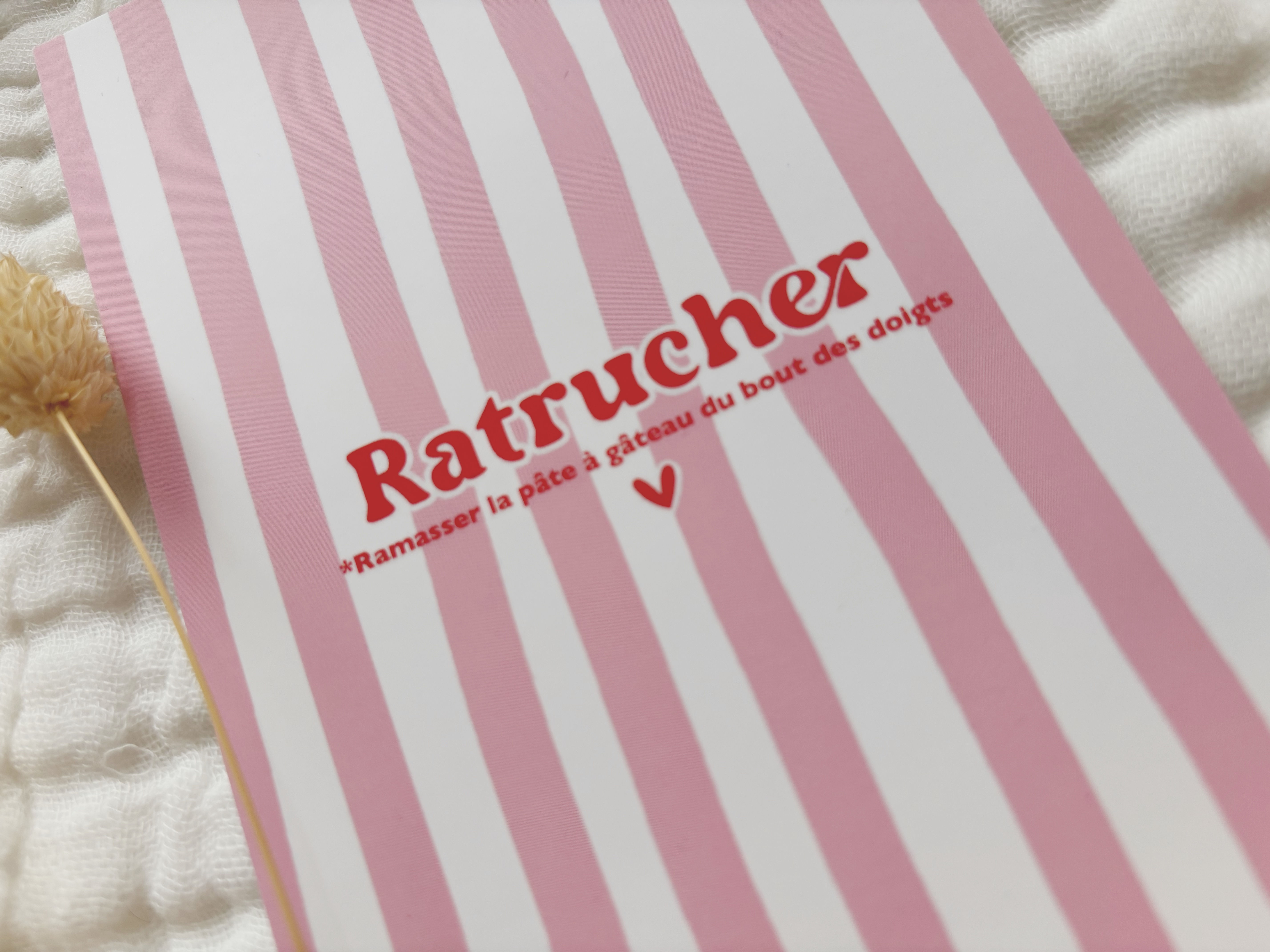 Carte A6 CULINAIRE ratrucher