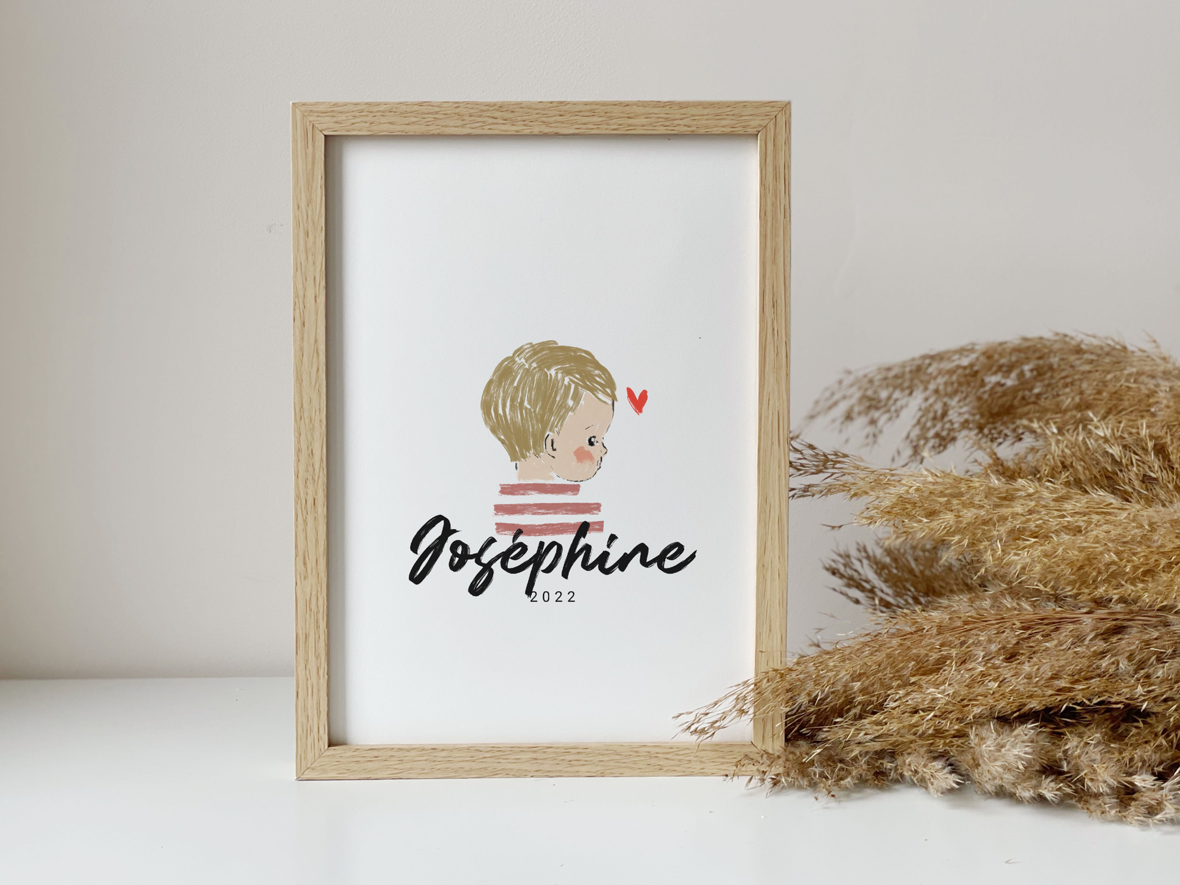 Affiche A4 PETIT PORTRAIT BEBE