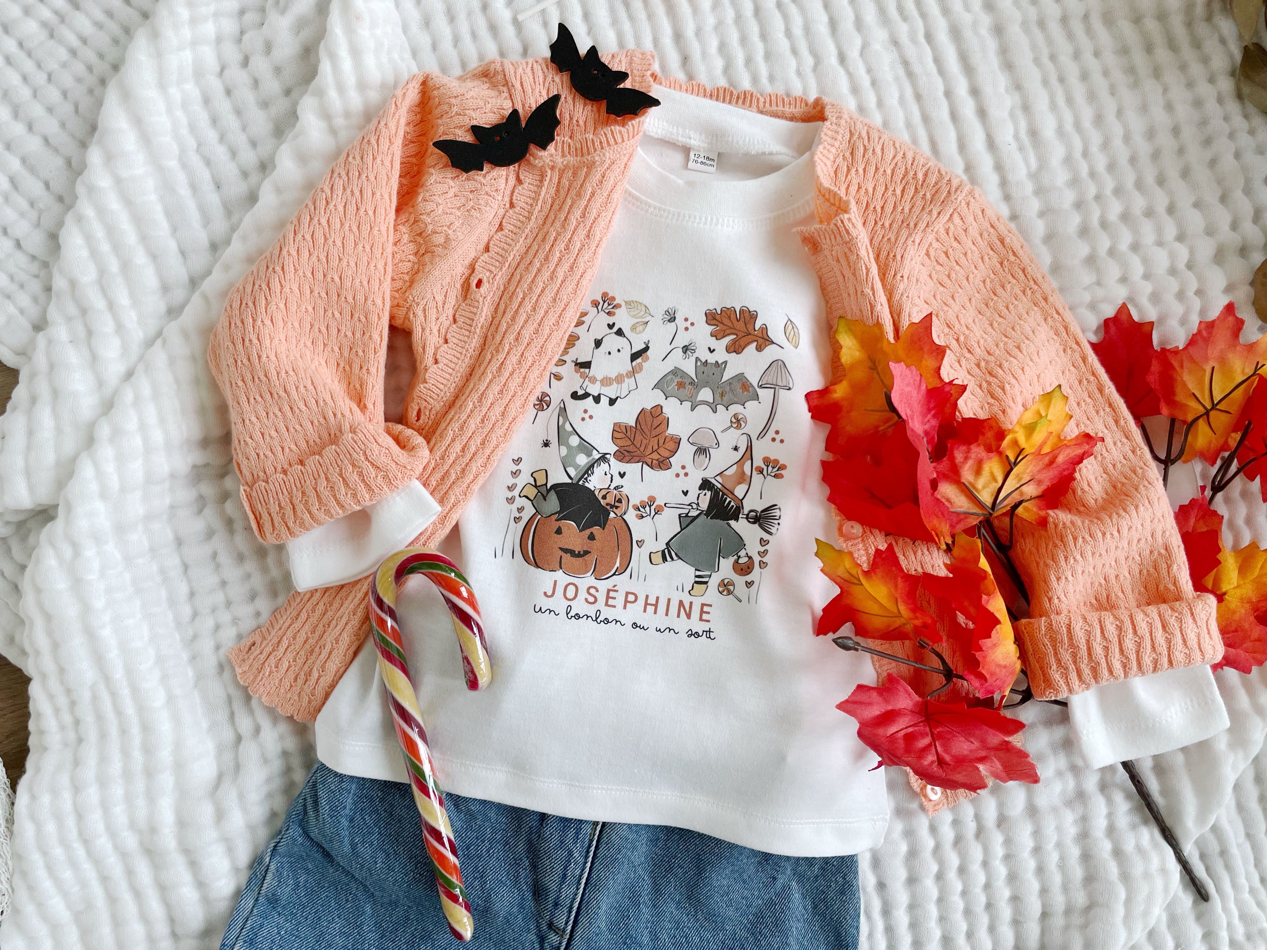 T-shirt enfant ML  SCENE D'AUTOMNE