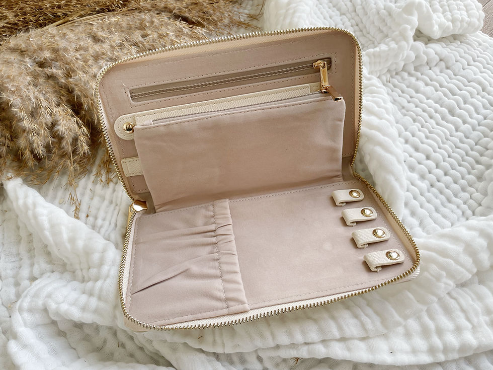 Miniature : Trousse à bijoux abricot